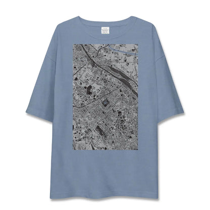 【駒込（東京都）】地図柄ビッグシルエットTシャツ