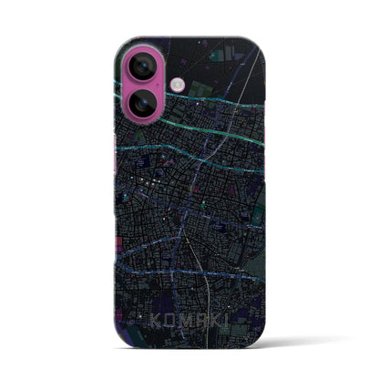 【小牧（愛知県）】地図柄iPhoneケース（バックカバータイプ）