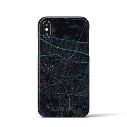 【小牧（愛知県）】地図柄iPhoneケース（バックカバータイプ）