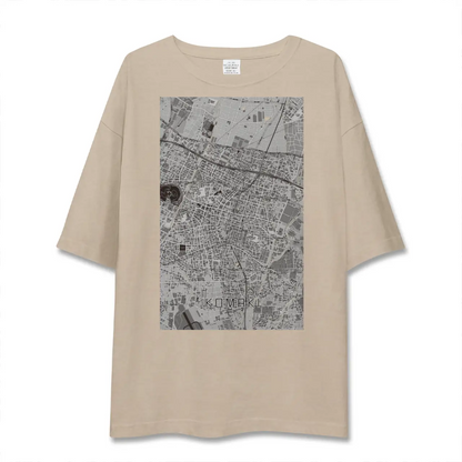 【小牧（愛知県）】地図柄ビッグシルエットTシャツ