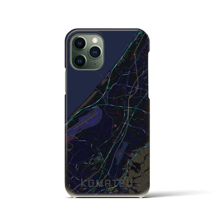 【小松（石川県）】地図柄iPhoneケース（バックカバータイプ）