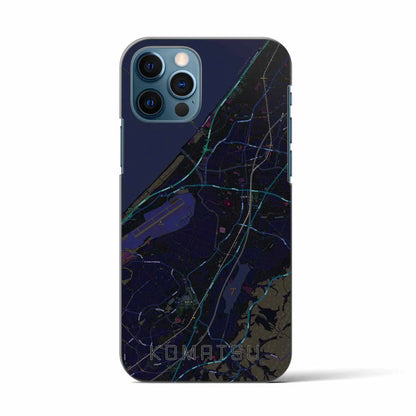 【小松（石川県）】地図柄iPhoneケース（バックカバータイプ）