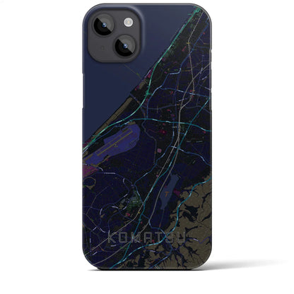 【小松（石川県）】地図柄iPhoneケース（バックカバータイプ）