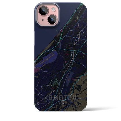 【小松（石川県）】地図柄iPhoneケース（バックカバータイプ）