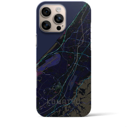 【小松（石川県）】地図柄iPhoneケース（バックカバータイプ）