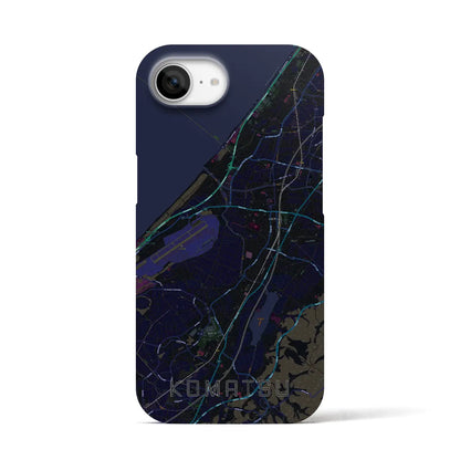 【小松（石川県）】地図柄iPhoneケース（バックカバータイプ）