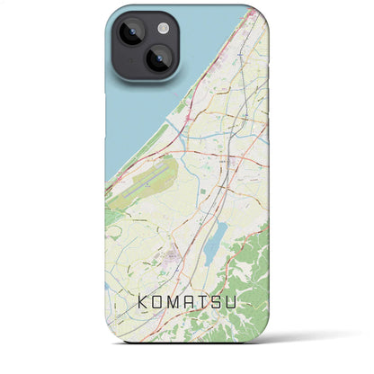 【小松（石川県）】地図柄iPhoneケース（バックカバータイプ）