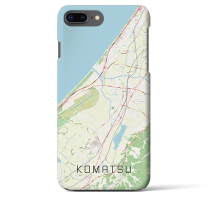 【小松（石川県）】地図柄iPhoneケース（バックカバータイプ）