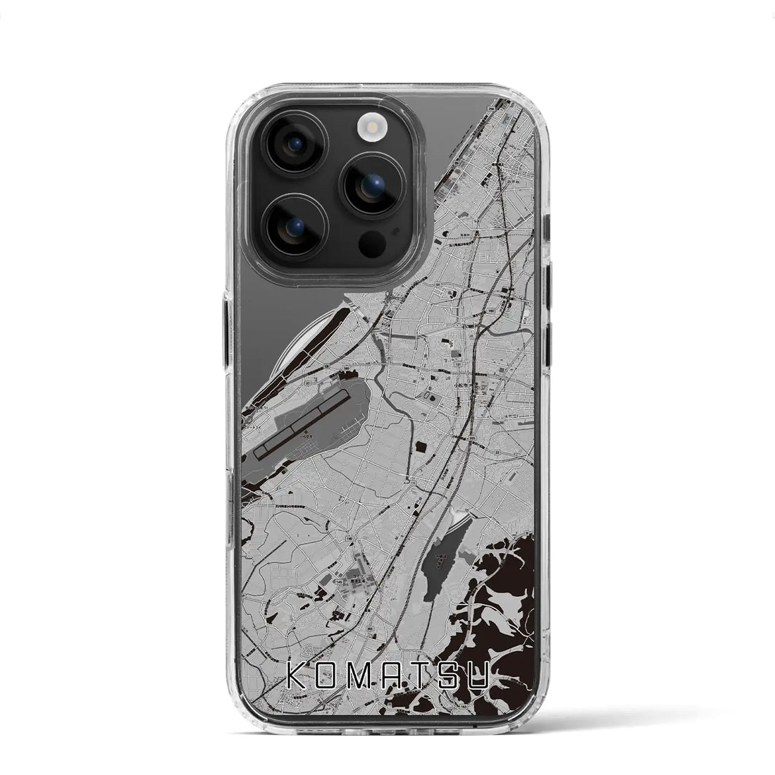 【小松(石川県)】地図柄iPhoneケース(MagSafeタイプ)