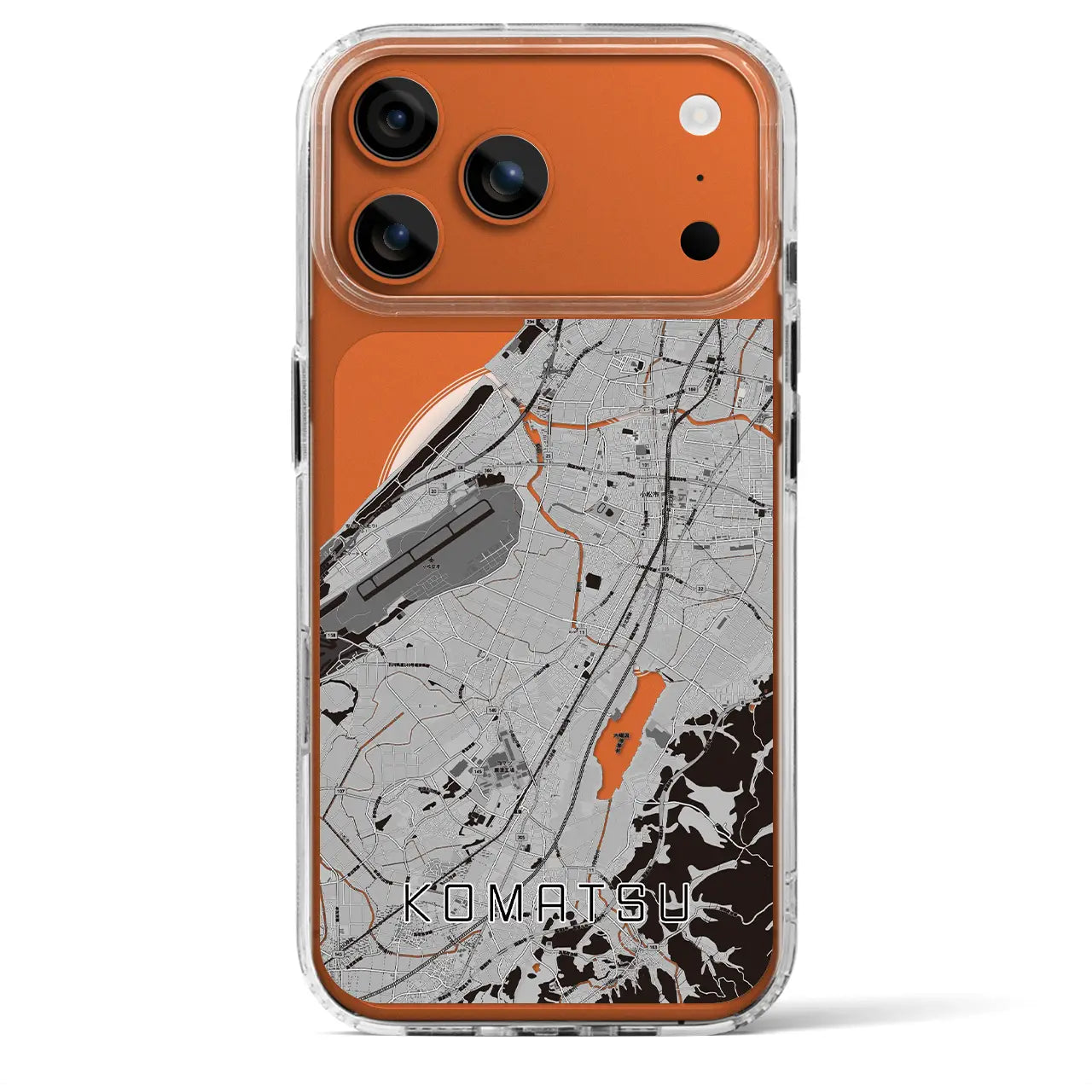 【小松（石川県）】地図柄iPhoneケース（MagSafeタイプ）