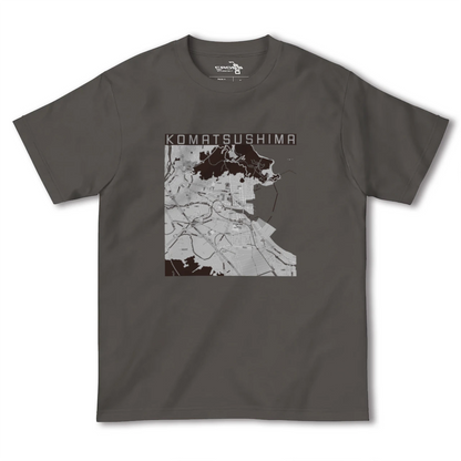 【小松島（徳島県）】地図柄ヘビーウェイトTシャツ