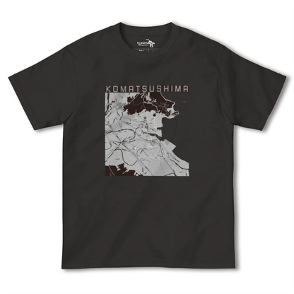 【小松島（徳島県）】地図柄ヘビーウェイトTシャツ