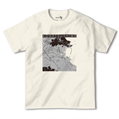 【小松島（徳島県）】地図柄ヘビーウェイトTシャツ
