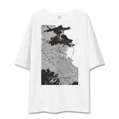 【小松島（徳島県）】地図柄ビッグシルエットTシャツ