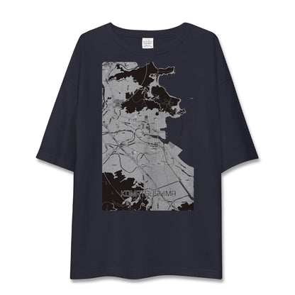 【小松島（徳島県）】地図柄ビッグシルエットTシャツ