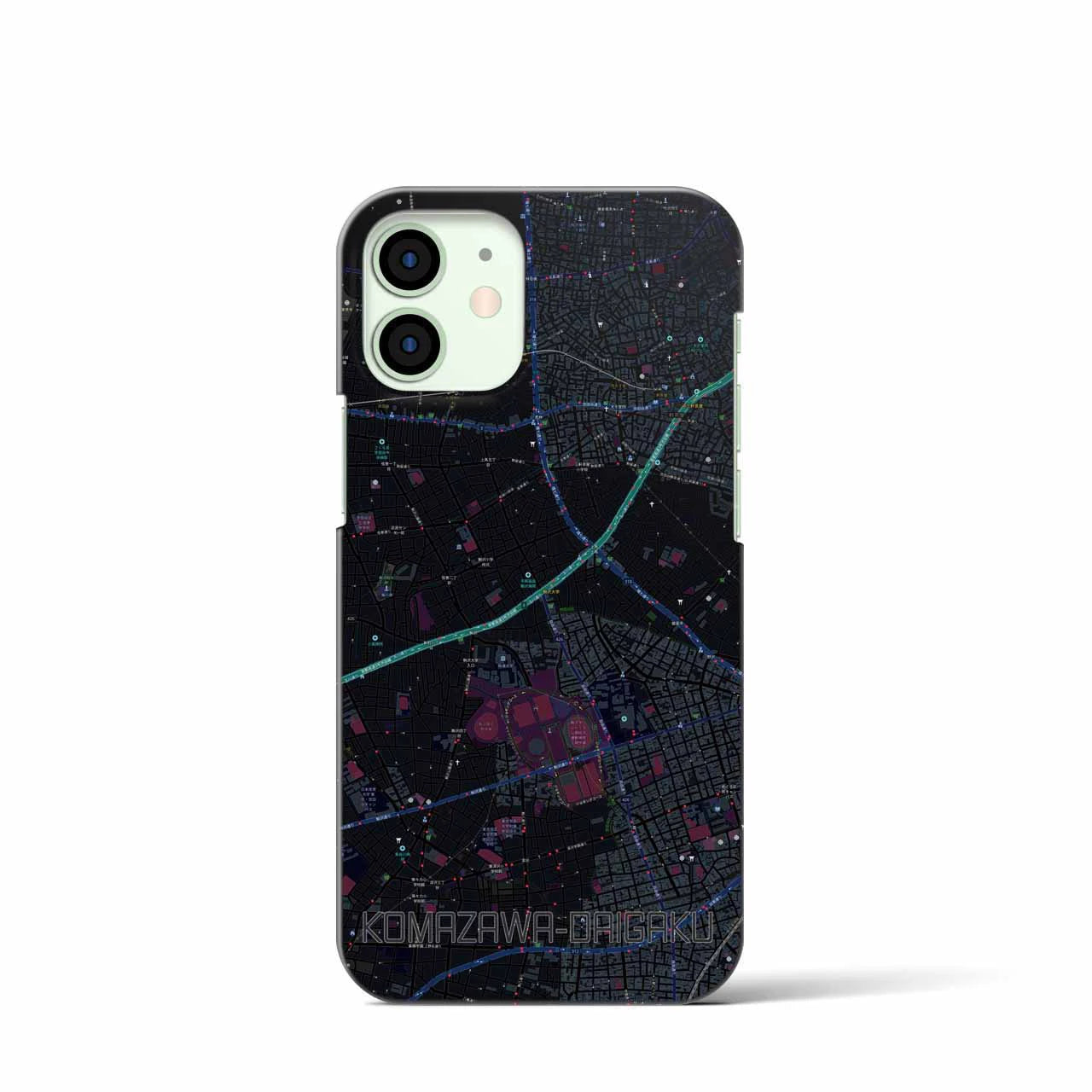 【駒沢大学（東京都）】地図柄iPhoneケース（バックカバータイプ）