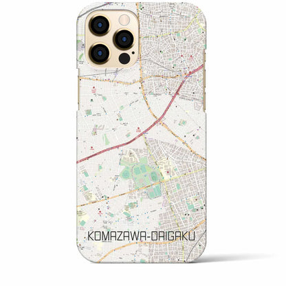 【駒沢大学（東京都）】地図柄iPhoneケース（バックカバータイプ）