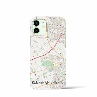 【駒沢大学（東京都）】地図柄iPhoneケース（バックカバータイプ）