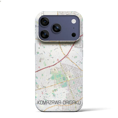 【駒沢大学（東京都）】地図柄iPhoneケース（バックカバータイプ）