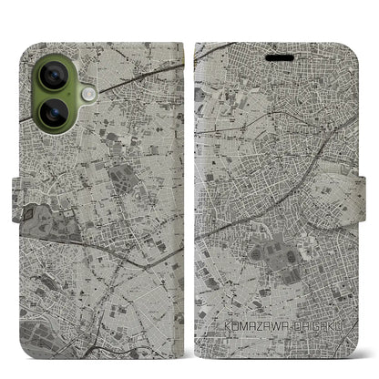 【駒沢大学（東京都）】地図柄iPhoneケース（手帳タイプ）