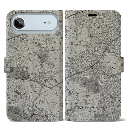 【駒沢大学（東京都）】地図柄iPhoneケース（手帳タイプ）