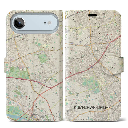 【駒沢大学（東京都）】地図柄iPhoneケース（手帳タイプ）