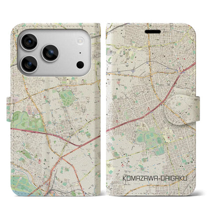 【駒沢大学（東京都）】地図柄iPhoneケース（手帳タイプ）