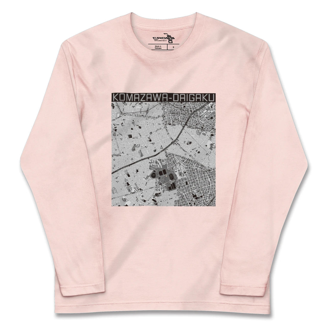 【駒沢大学(東京都)】地図柄ロングスリーブTシャツ