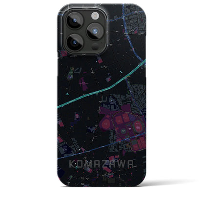 【駒沢（東京都）】地図柄iPhoneケース（バックカバータイプ）