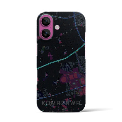 【駒沢（東京都）】地図柄iPhoneケース（バックカバータイプ）