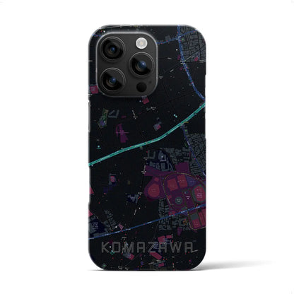 【駒沢（東京都）】地図柄iPhoneケース（バックカバータイプ）