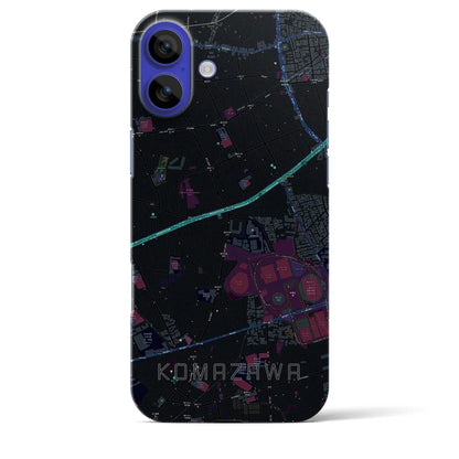 【駒沢（東京都）】地図柄iPhoneケース（バックカバータイプ）