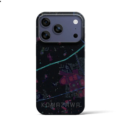 【駒沢（東京都）】地図柄iPhoneケース（バックカバータイプ）