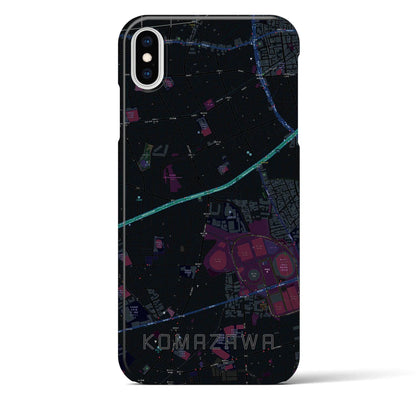 【駒沢（東京都）】地図柄iPhoneケース（バックカバータイプ）