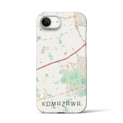 【駒沢（東京都）】地図柄iPhoneケース（バックカバータイプ）