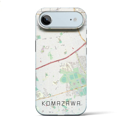 【駒沢（東京都）】地図柄iPhoneケース（バックカバータイプ）