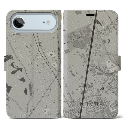 【今羽（埼玉県）】地図柄iPhoneケース（手帳タイプ）