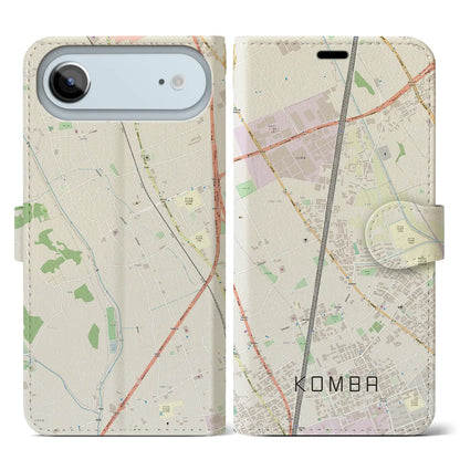 【今羽（埼玉県）】地図柄iPhoneケース（手帳タイプ）