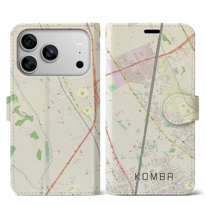 【今羽（埼玉県）】地図柄iPhoneケース（手帳タイプ）