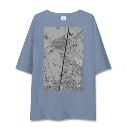 【今羽（埼玉県）】地図柄ビッグシルエットTシャツ