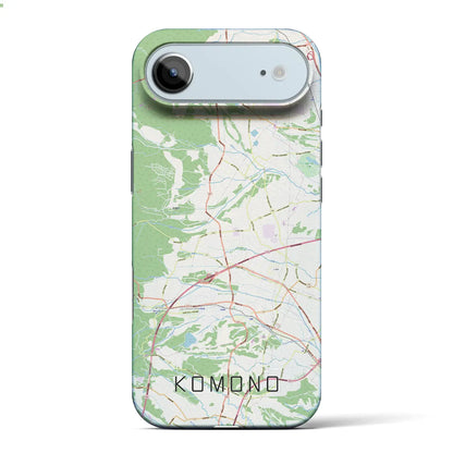 【菰野（三重県）】地図柄iPhoneケース（バックカバータイプ）