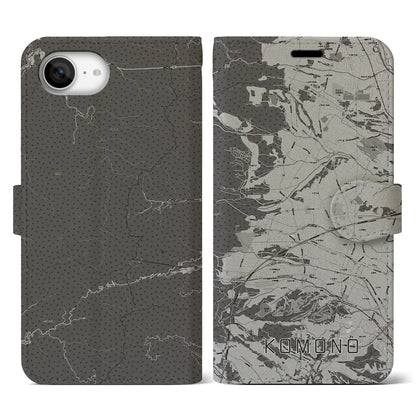 【菰野（三重県）】地図柄iPhoneケース（手帳タイプ）