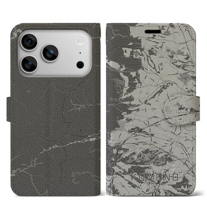 【菰野（三重県）】地図柄iPhoneケース（手帳タイプ）