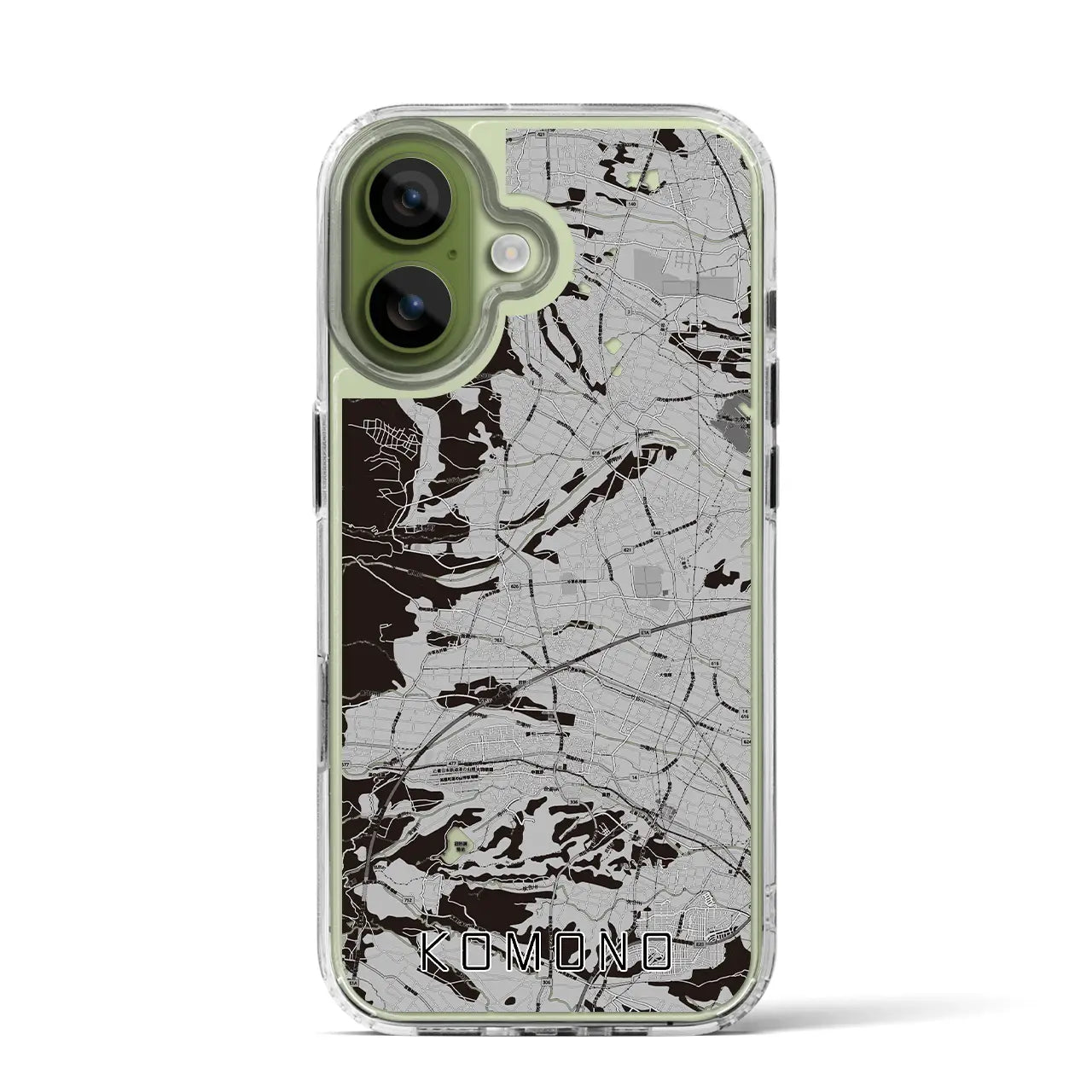 【菰野（三重県）】地図柄iPhoneケース（MagSafeタイプ）