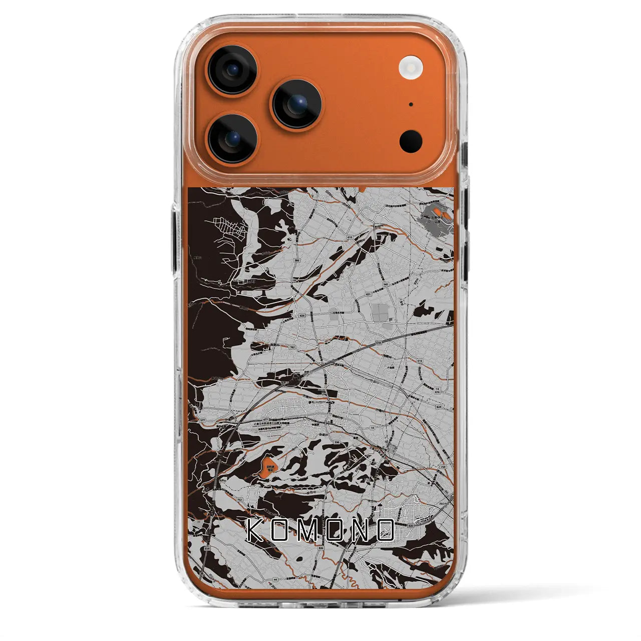 【菰野（三重県）】地図柄iPhoneケース（MagSafeタイプ）