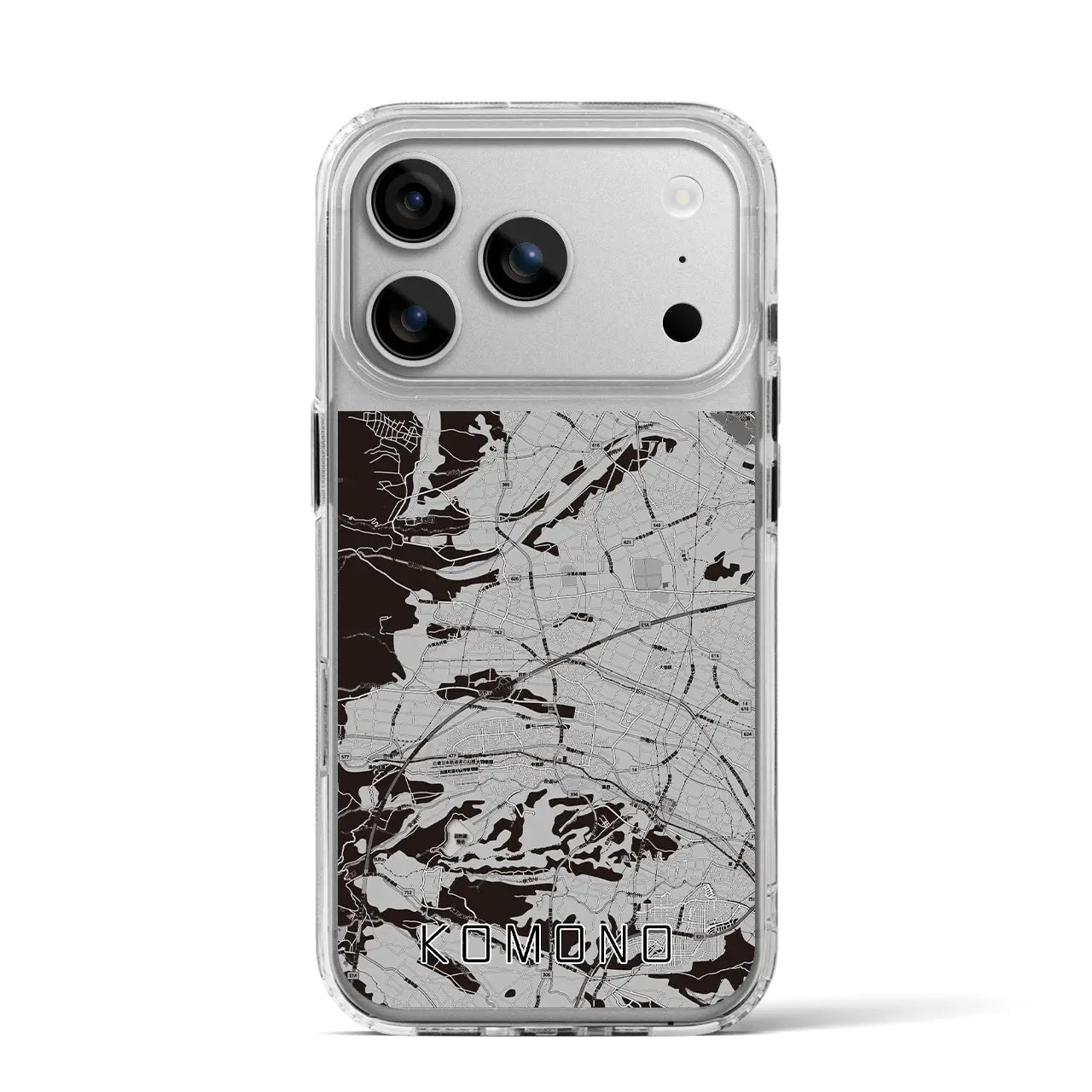 【菰野（三重県）】地図柄iPhoneケース（MagSafeタイプ）