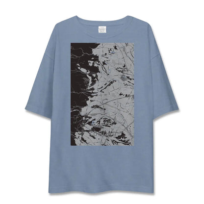 【菰野（三重県）】地図柄ビッグシルエットTシャツ