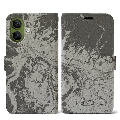 【小諸（長野県）】地図柄iPhoneケース（手帳タイプ）