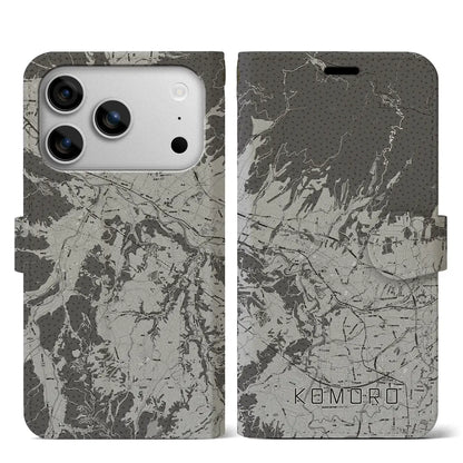 【小諸（長野県）】地図柄iPhoneケース（手帳タイプ）