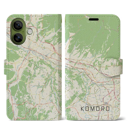 【小諸（長野県）】地図柄iPhoneケース（手帳タイプ）